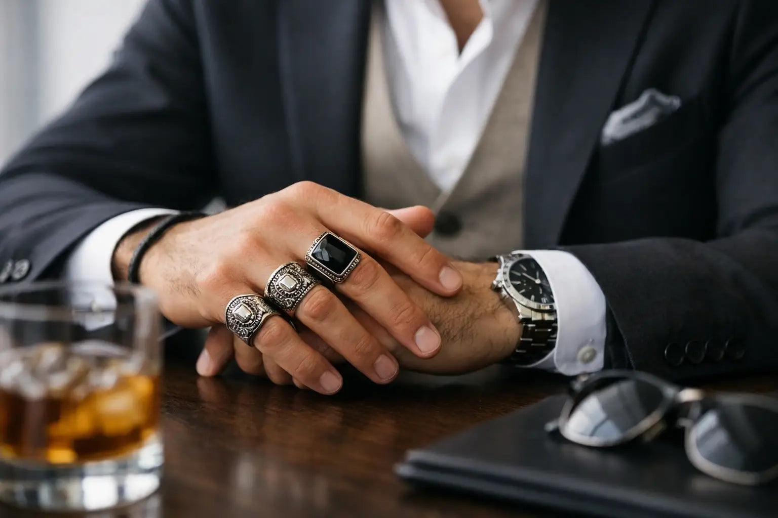 Men’s Statement Rings That Make an Outfit