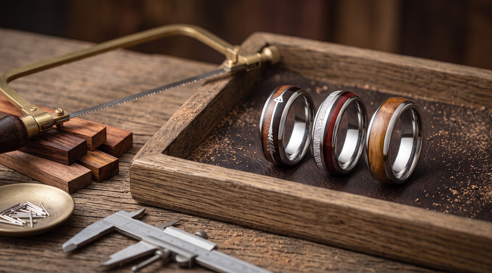 How to Choose the Right Wood Inlay Mens Ring