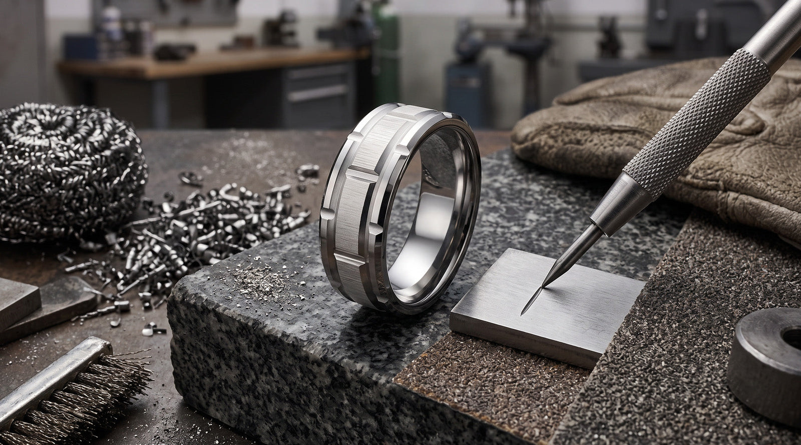 What a Scratch Proof Wedding Band Can Handle
