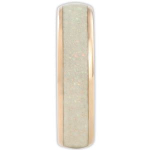 The Rose Gold White Opal 6mm Wonder Ring