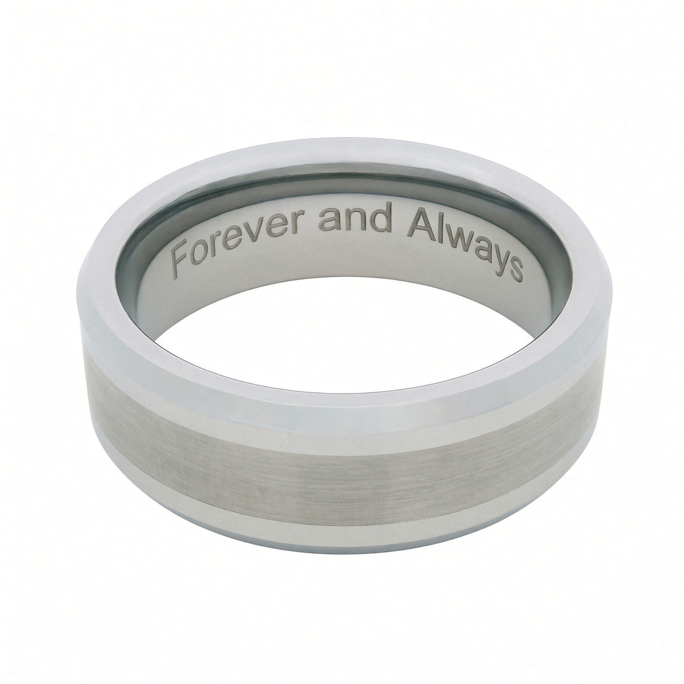 Brushed 8mm Wonder Ring Size V - Clearance 1205