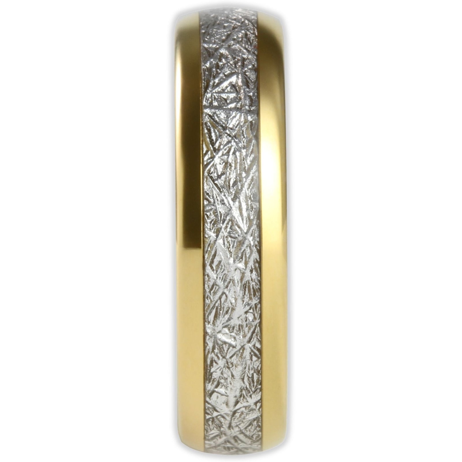 The Golden Steel 6mm Wonder Ring Size O - Clearance 1134