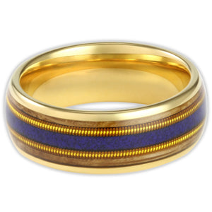 Blue Opal Guitar String 8mm Wonder Ring