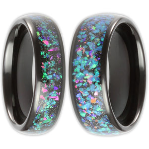 The Black Opal Wonder Ring Set