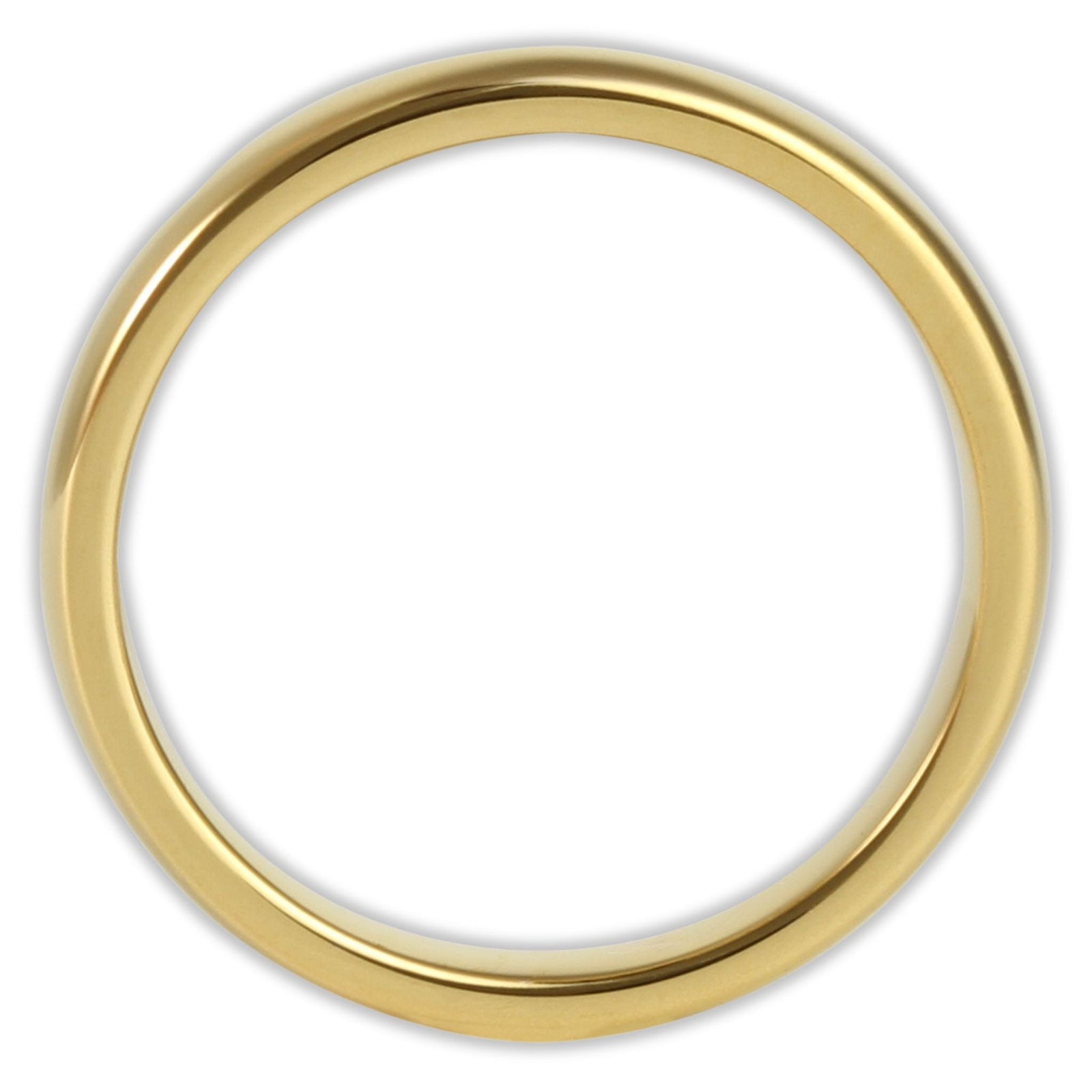 Gold 3mm Wonder Ring Size L - Clearance 1133