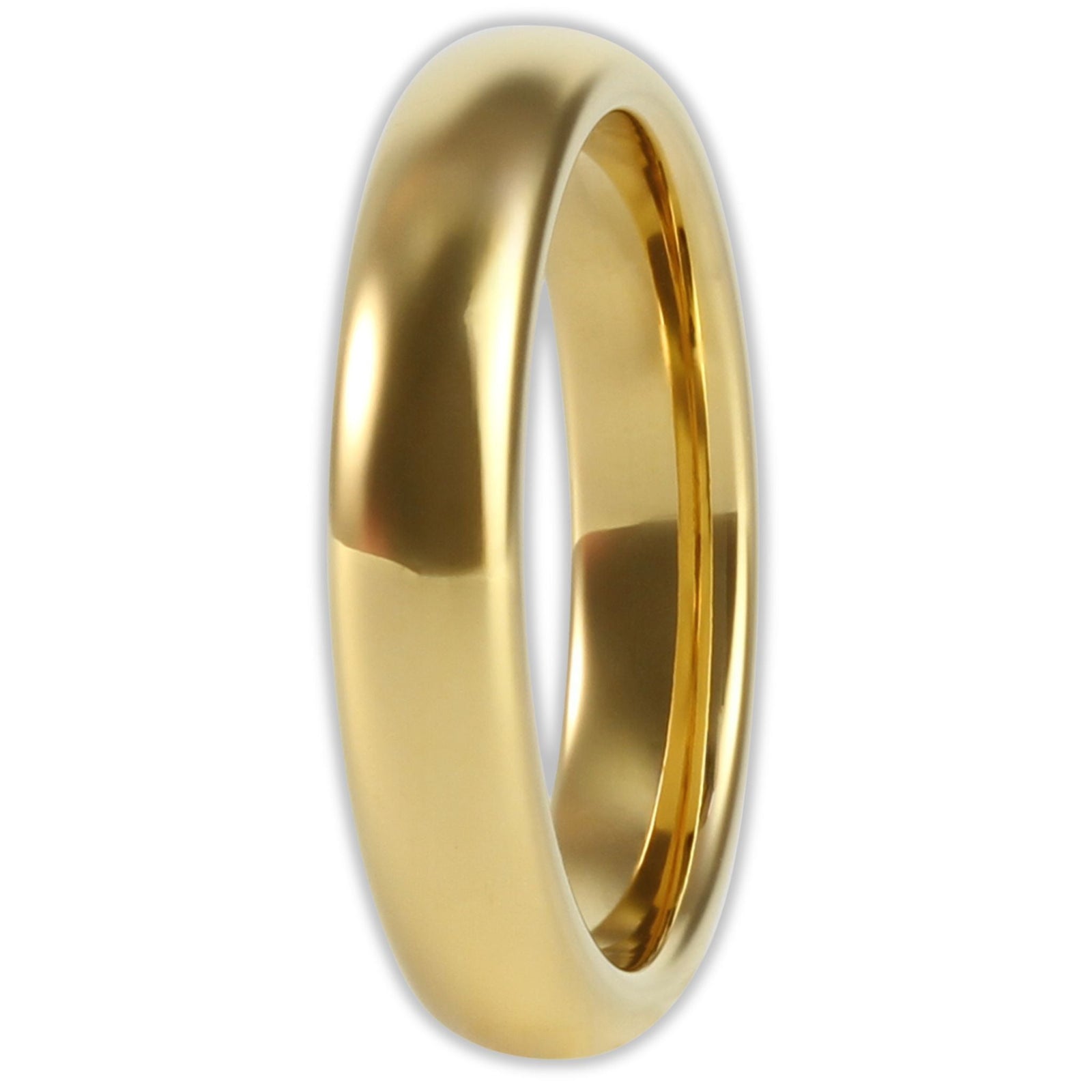 Gold 4mm Wonder Ring Size l - Clearance 1127