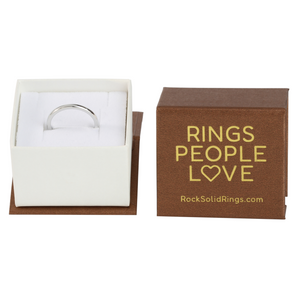 White Gold 2mm Wonder Ring