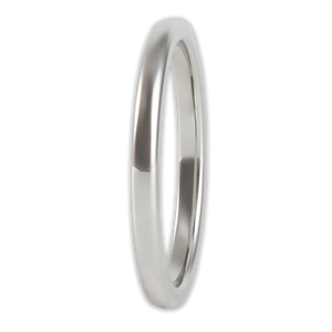 White Gold 2mm Wonder Ring