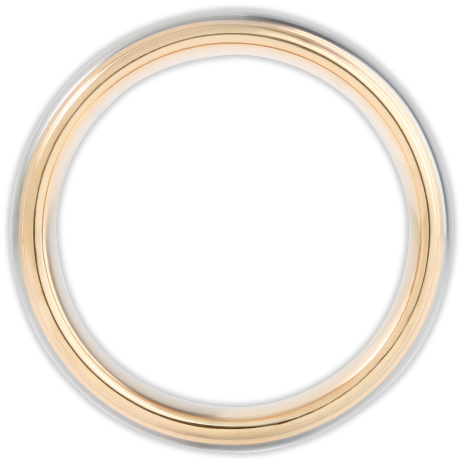 Rose Gold Vulcan Mirror 8mm Wonder Ring
