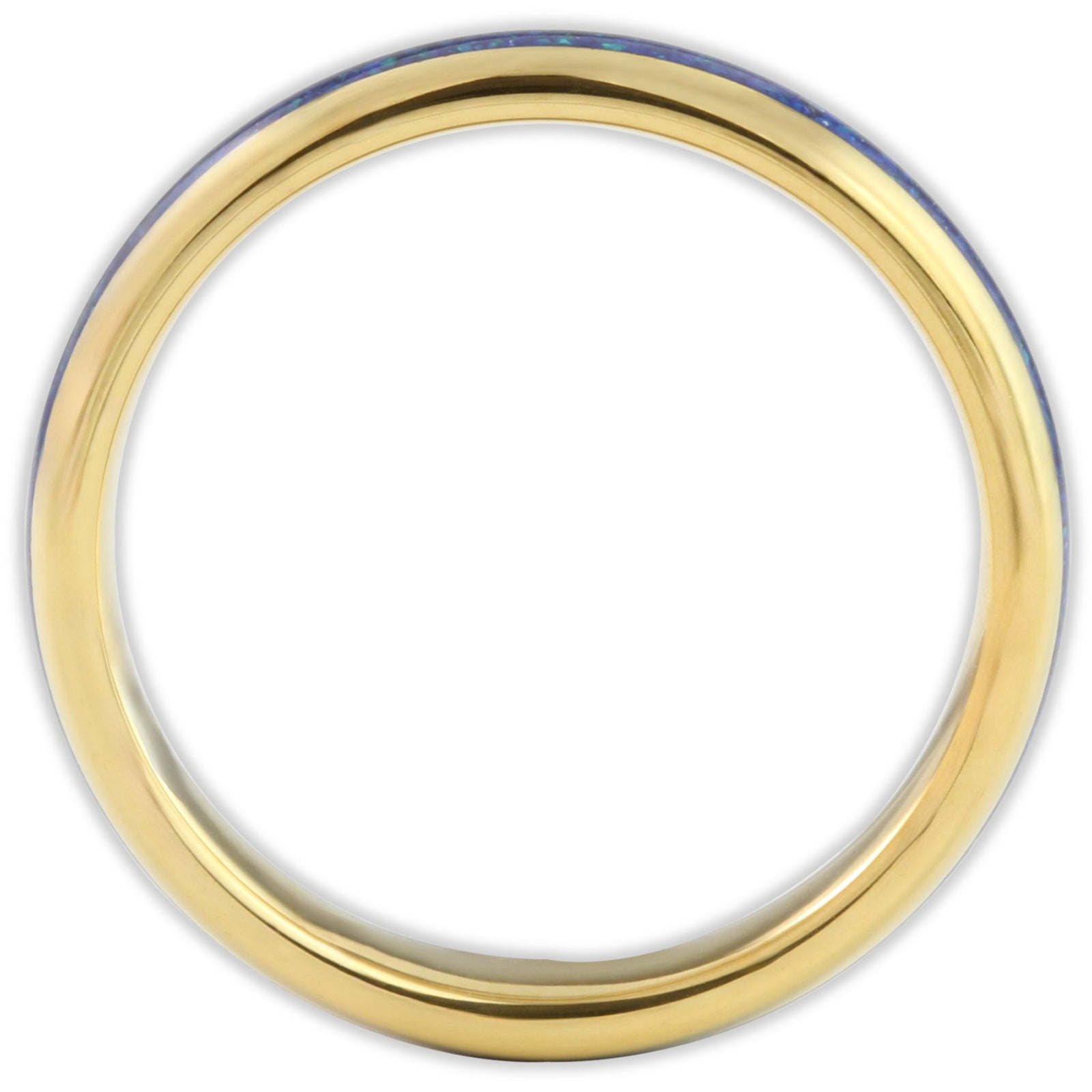 The Gold Blue Opal 4mm Wonder Ring