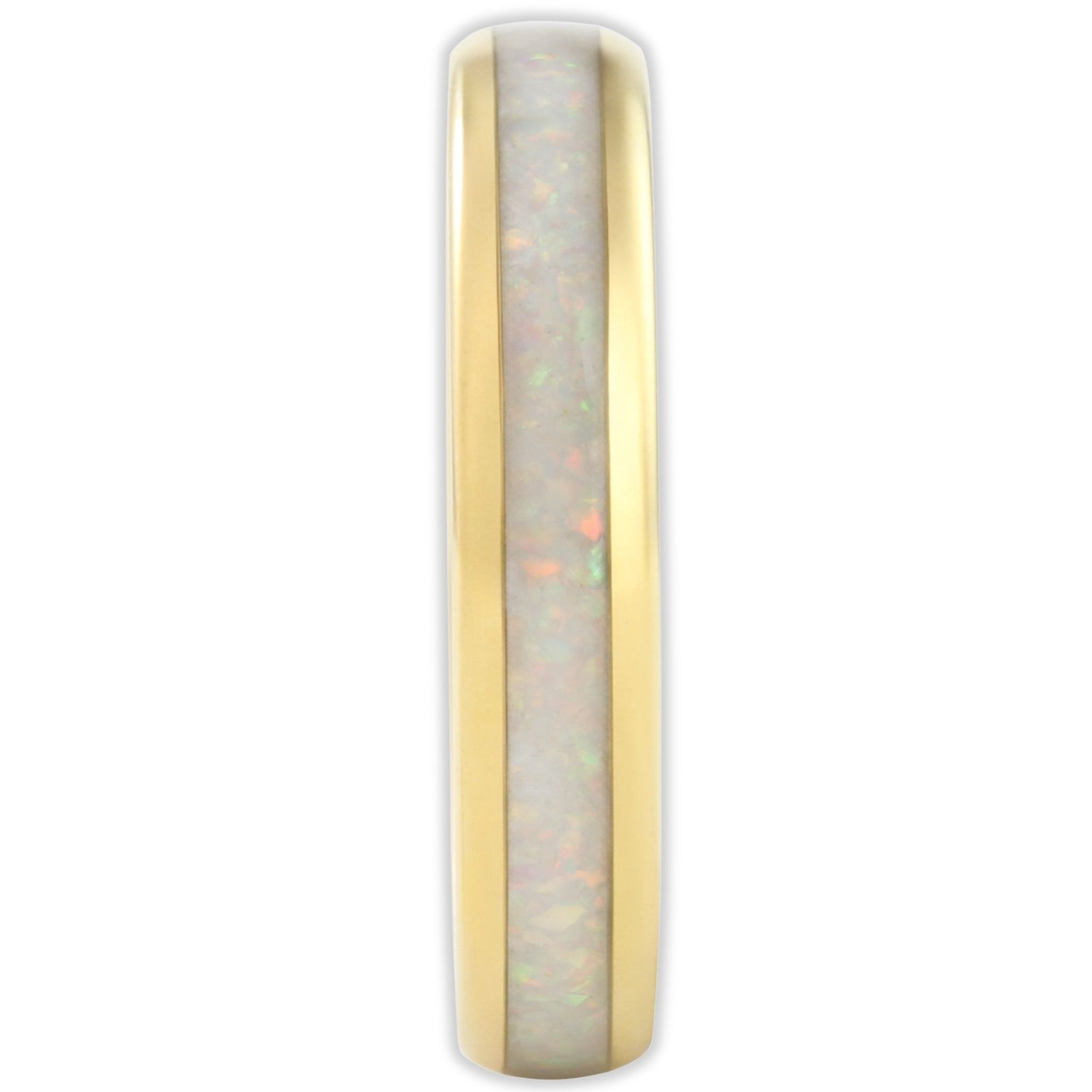 The Golden White Opal 4mm Wonder Ring