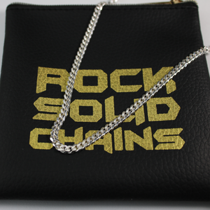 Sterling Silver 3.5mm Diamond Cut Curb Chain Necklace