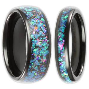 The Black Opal Wonder Ring Set