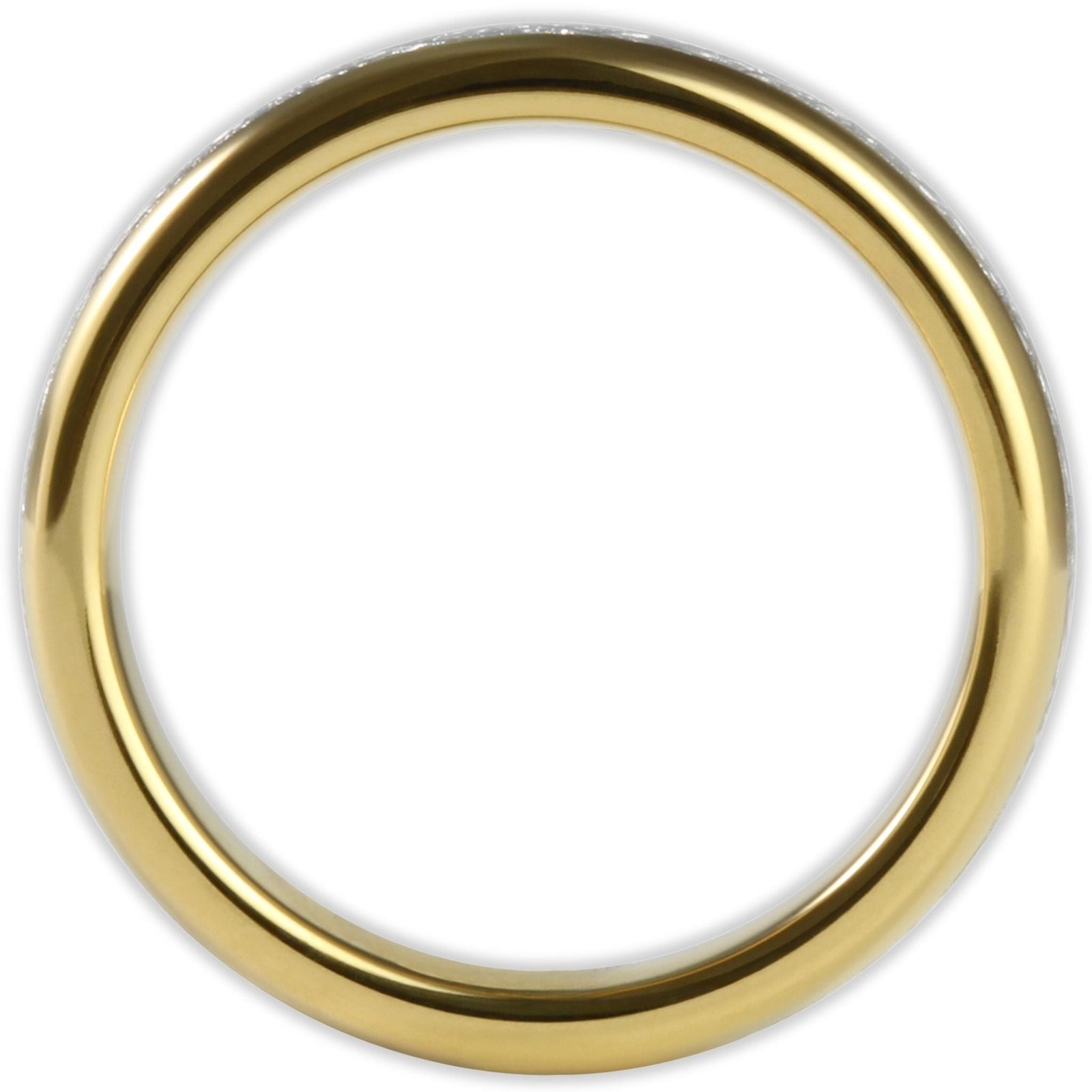 The Golden Steel 4mm Wonder Ring Size V - Clearance 1126