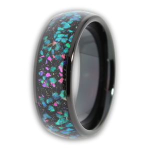 The Black Opal 8mm Wonder Ring