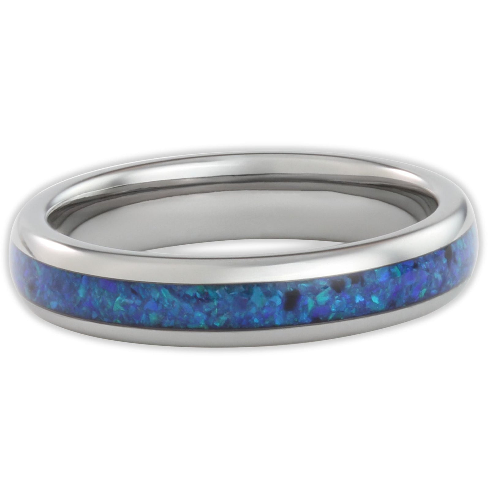The Blue Opal 4mm Wonder Ring Size S - Clearance 1174