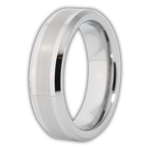 Tungsten Ring with Brushed Finish