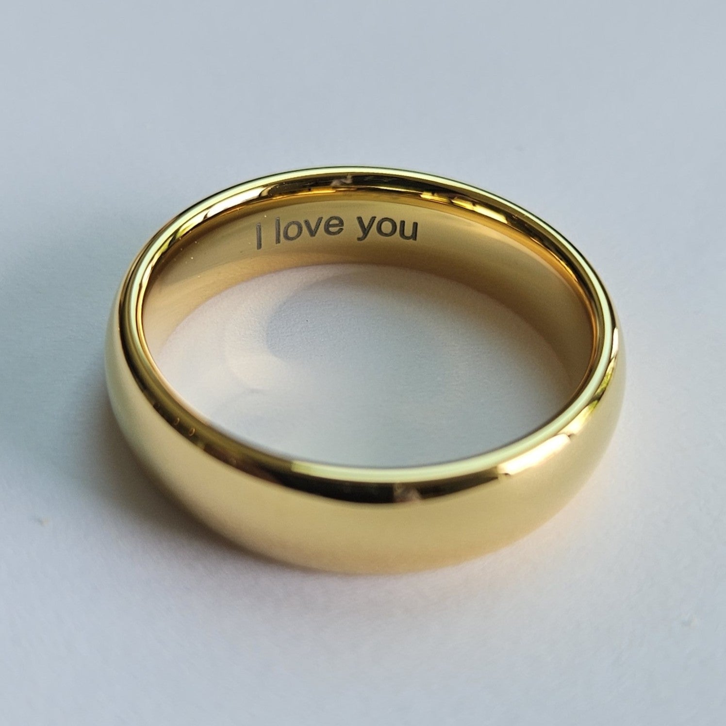 Gold 6mm Wonder Ring Size V - Clearance 1040