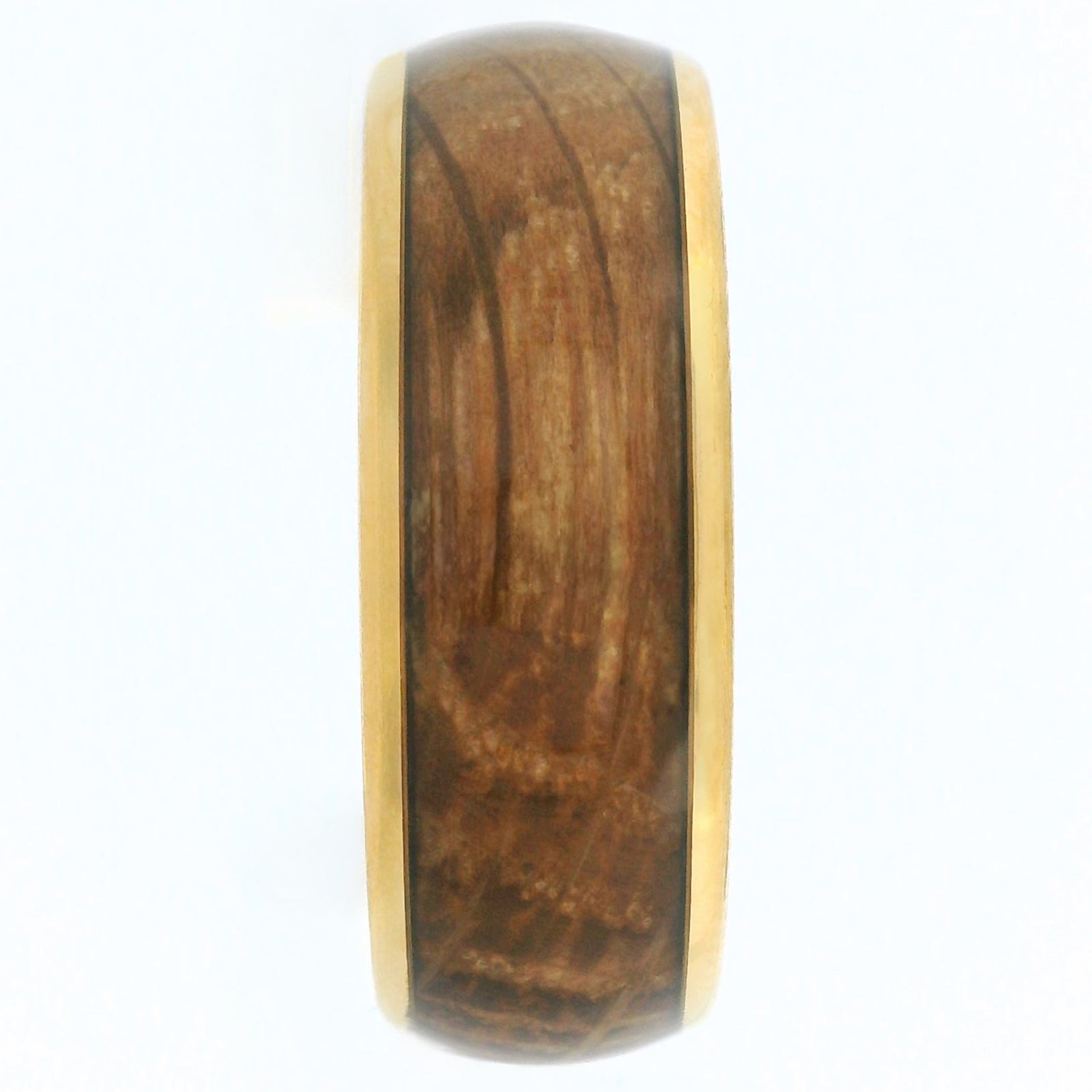 Gold Barrelwood 8mm Wonder Ring
