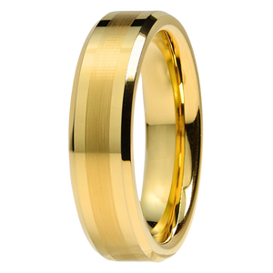 Gold Brushed 6mm Wonder Ring
