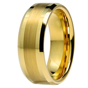 Gold Brushed 8mm Wonder Ring