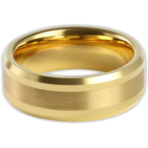 Gold Brushed 8mm Wonder Ring