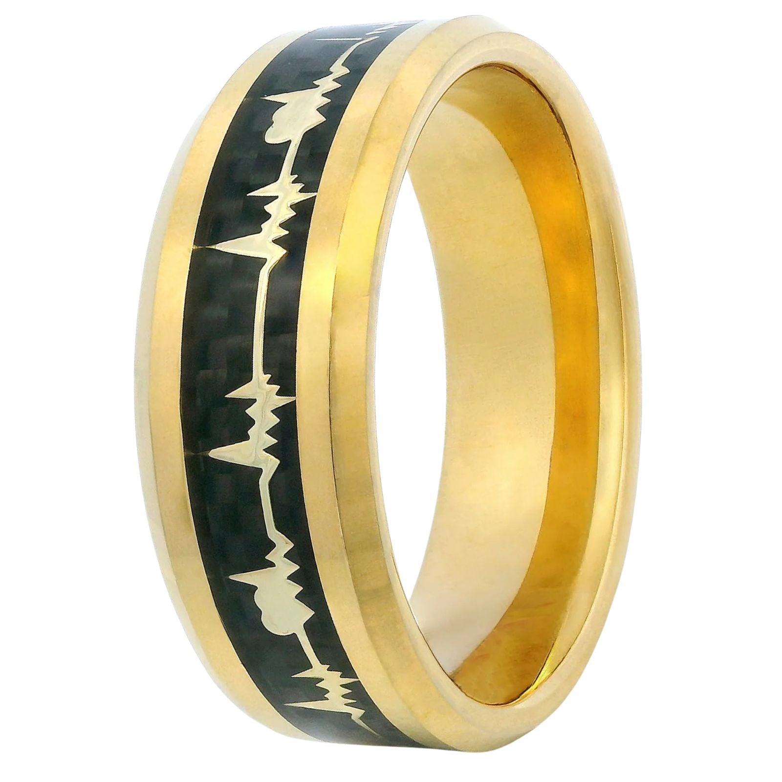 The Gold Loving Heartbeat Gold 8mm Wonder Ring