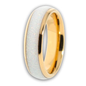 The Golden White Opal 6mm Wonder Ring