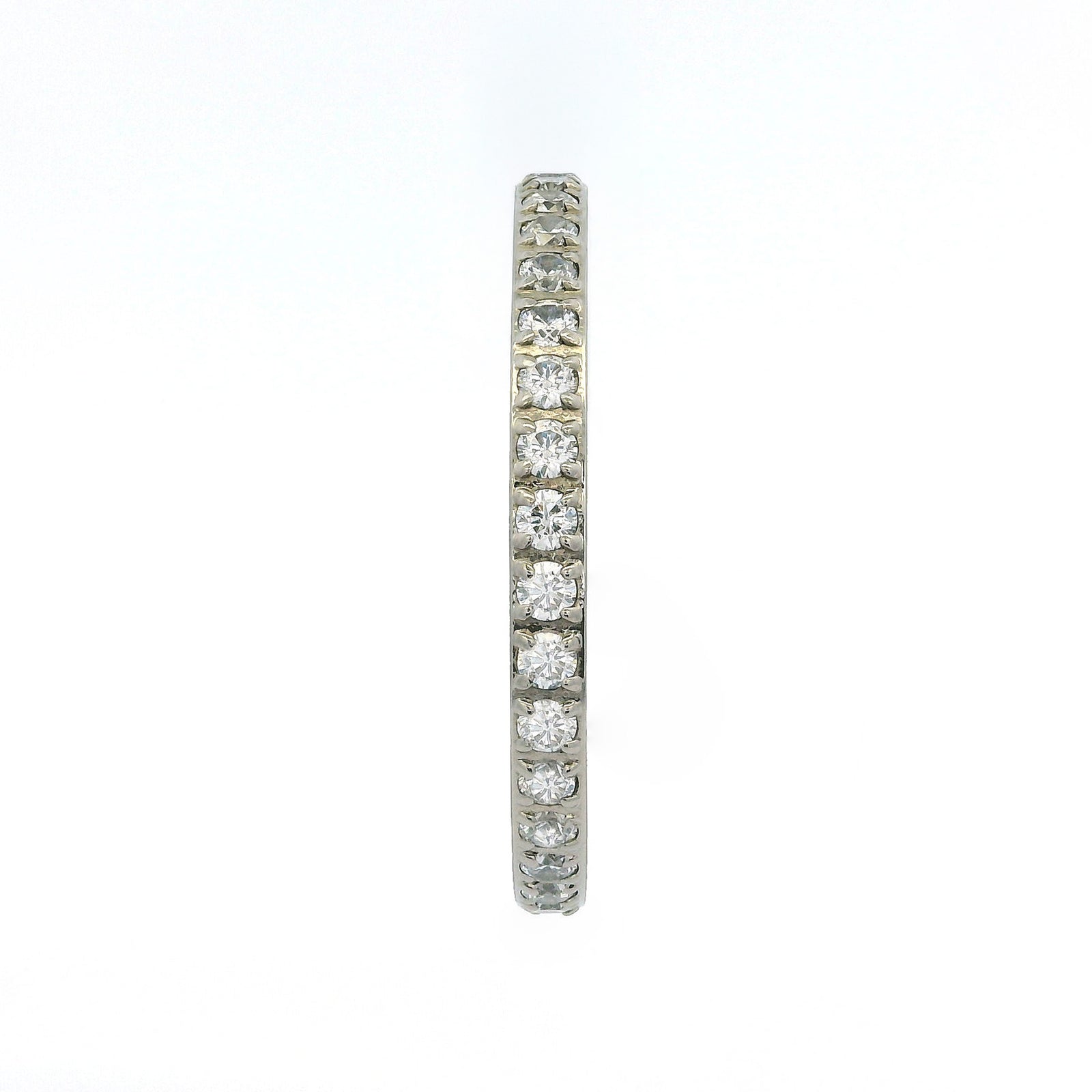 2mm Original Titanium Full Glitz Eternity Ring | Cubic Zirconia Stacking Ring