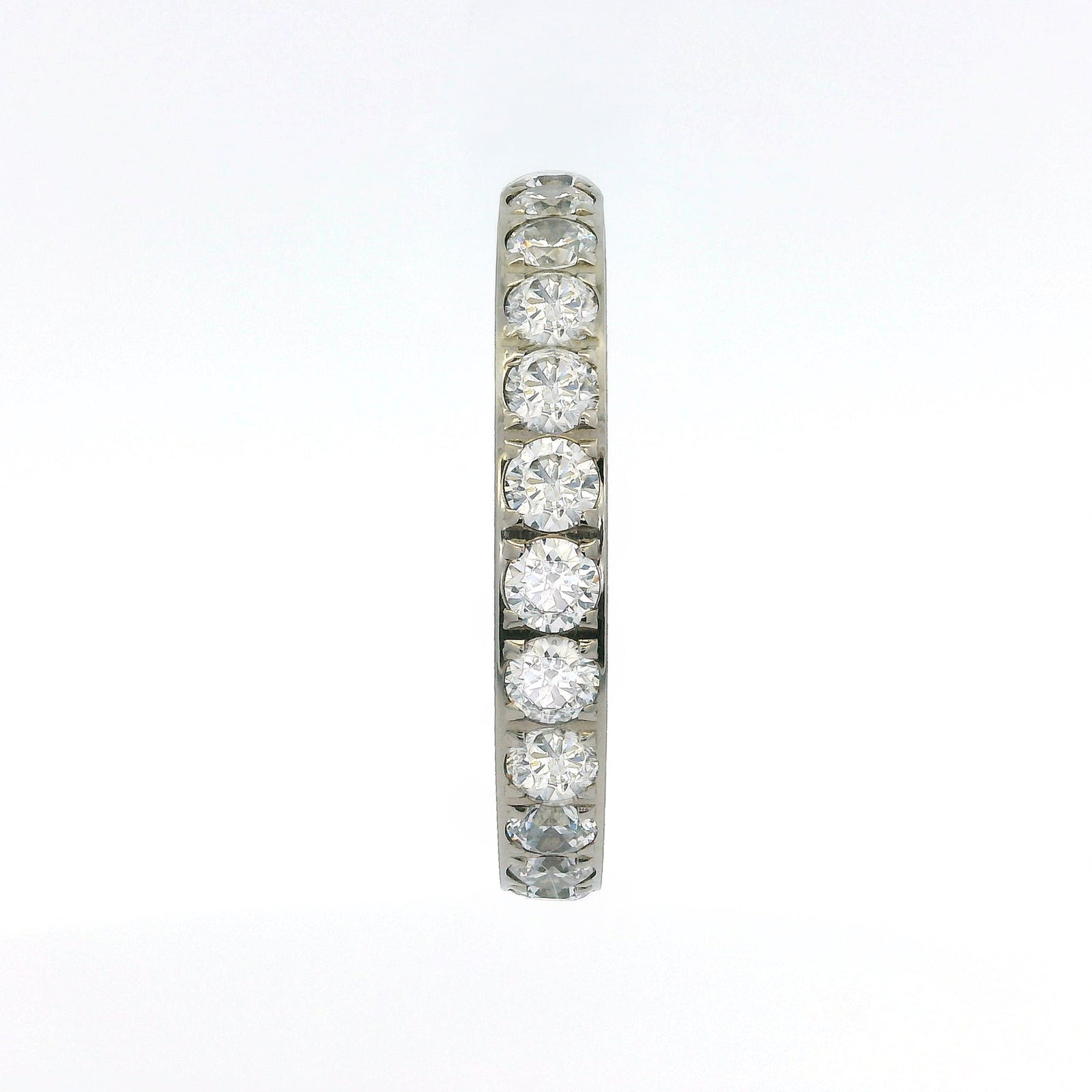 3mm Original Titanium Full Glitz Ring | Cubic Zirconia Stacking Ring