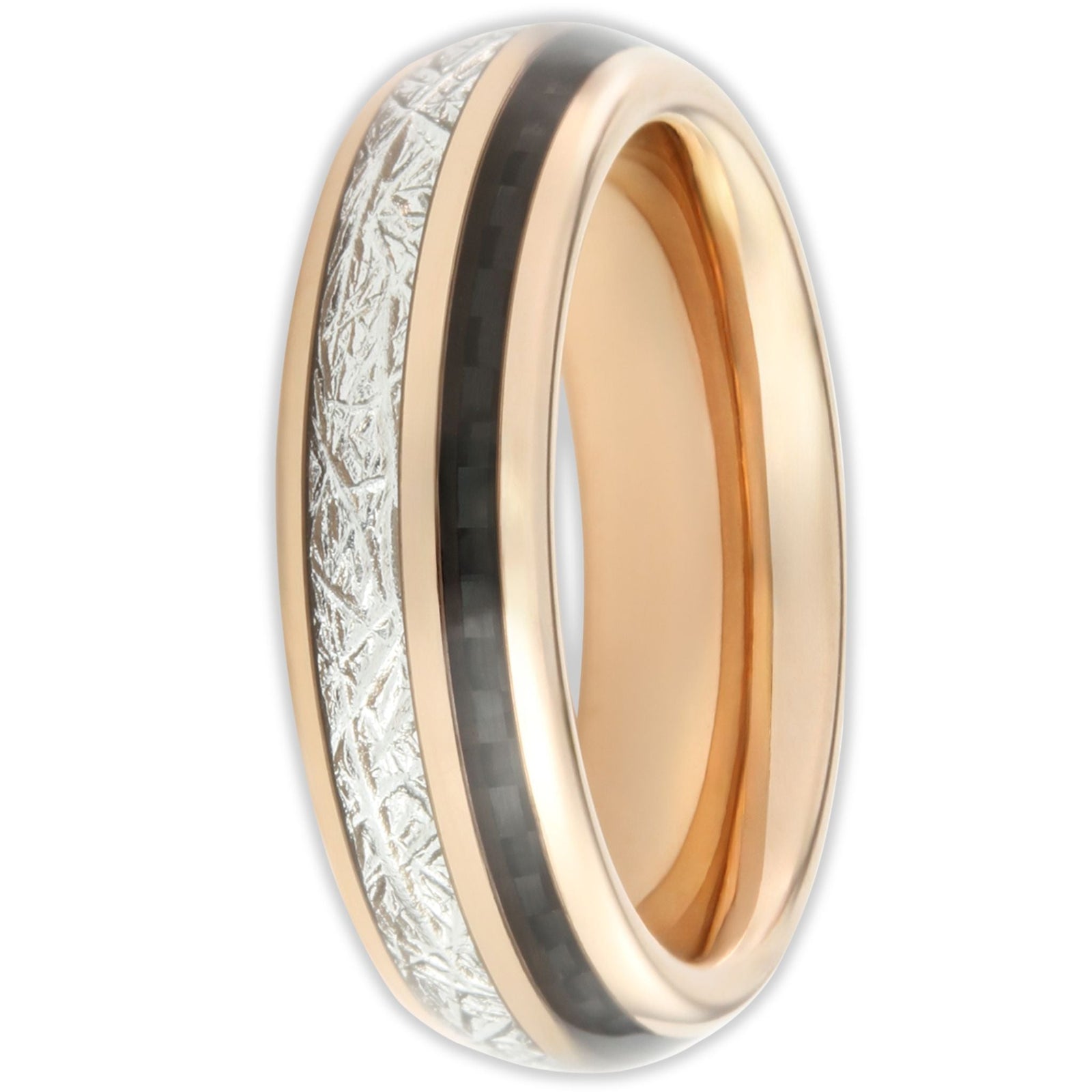 The Rosie Black 6mm Wonder Ring Size Q - Clearance 1161