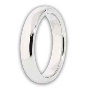 White Gold 4mm Wonder Ring