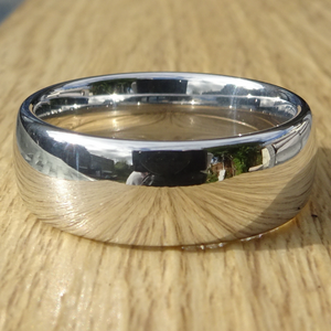 White Gold 8mm Wonder Ring