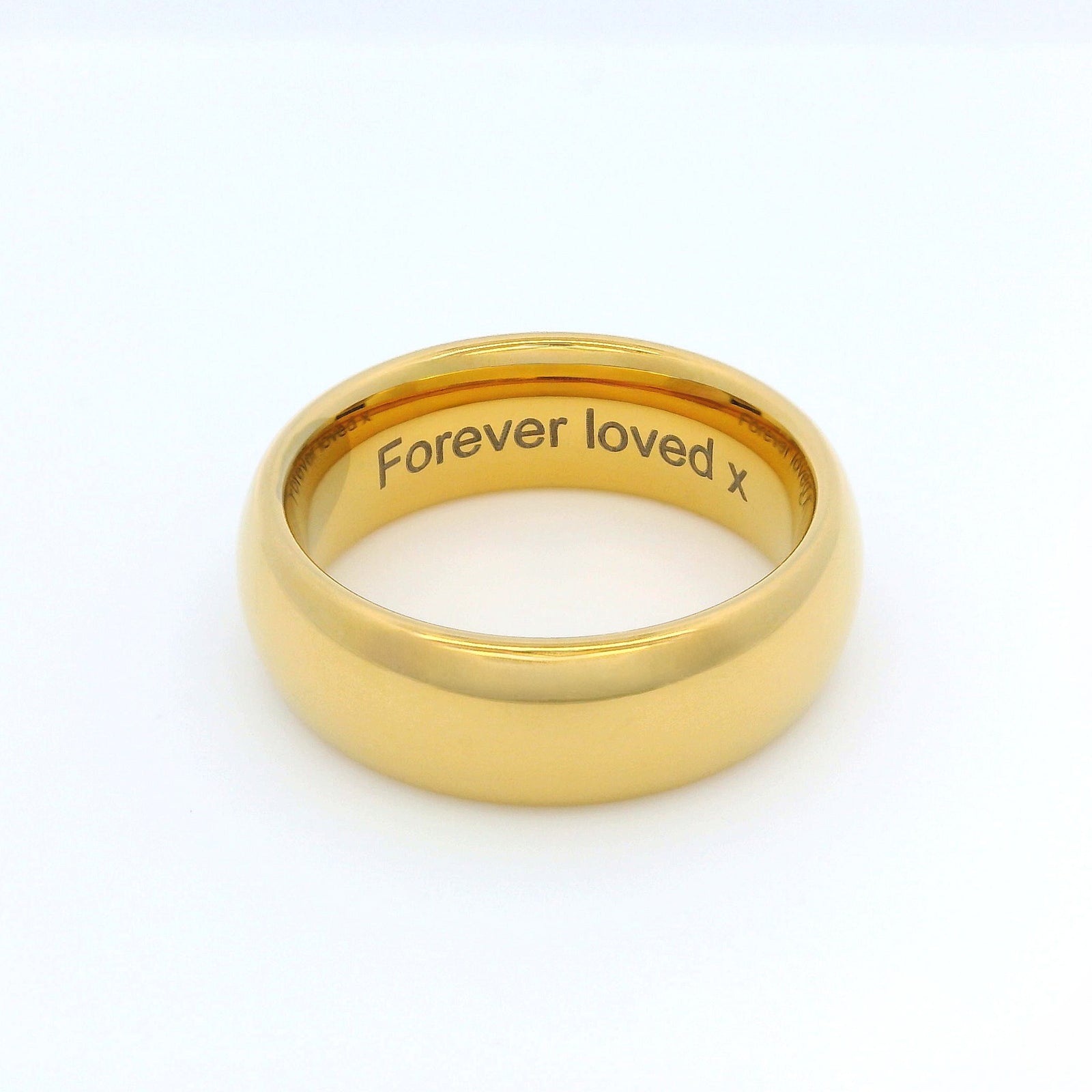 Gold 6mm Wonder Ring Size J - Clearance 1172