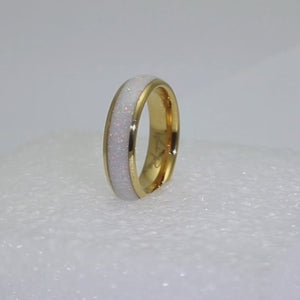 The Golden White Opal 6mm Wonder Ring