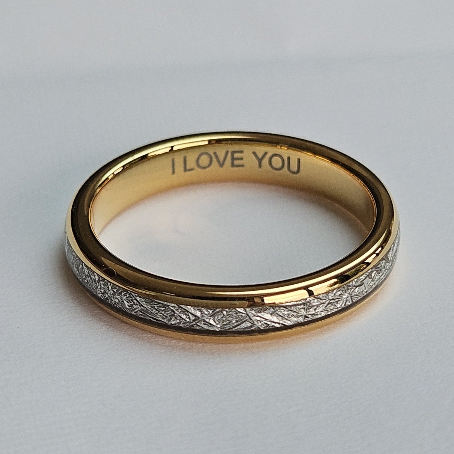 The Golden Steel 4mm Wonder Ring Size U - Clearance 1110