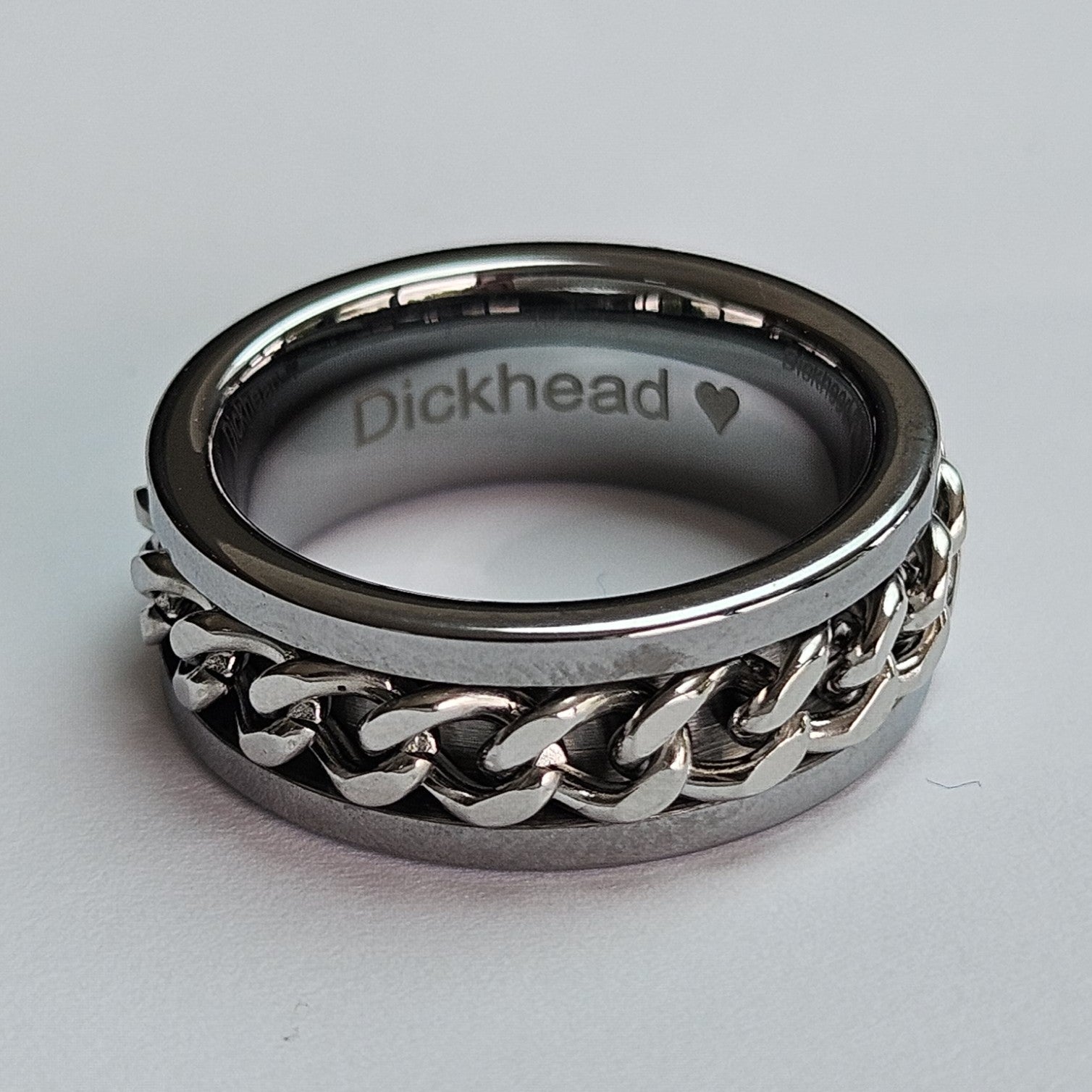Original Rotating Chain 8mm Wonder Ring Size Q - Clearance 1129
