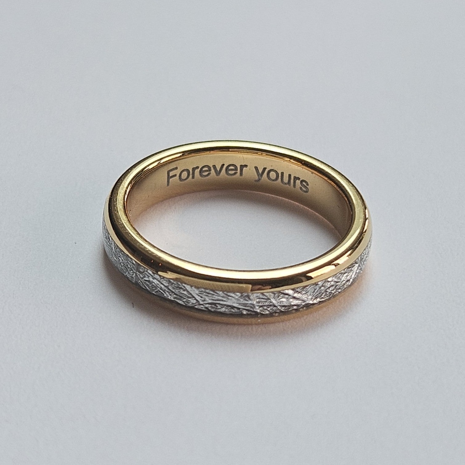 The Golden Steel 4mm Wonder Ring Size K - Clearance 1056