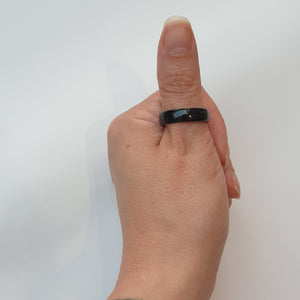 Black 6mm Wonder Ring