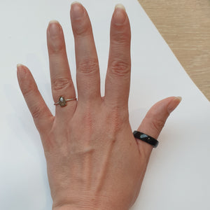 Black 6mm Wonder Ring