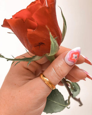 Gold 4mm Wonder Ring