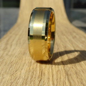 Gold Brushed 8mm Wonder Ring