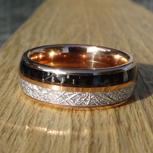 The Rosie Black 8mm Wonder Ring