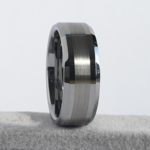 8mm Tungsten Mens Ring