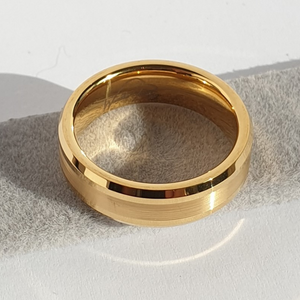 Gold Brushed 6mm Wonder Ring