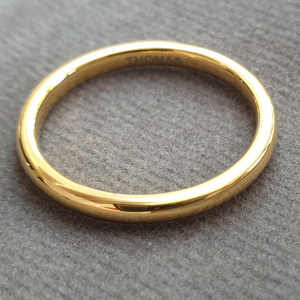 Gold 2mm Wonder Ring