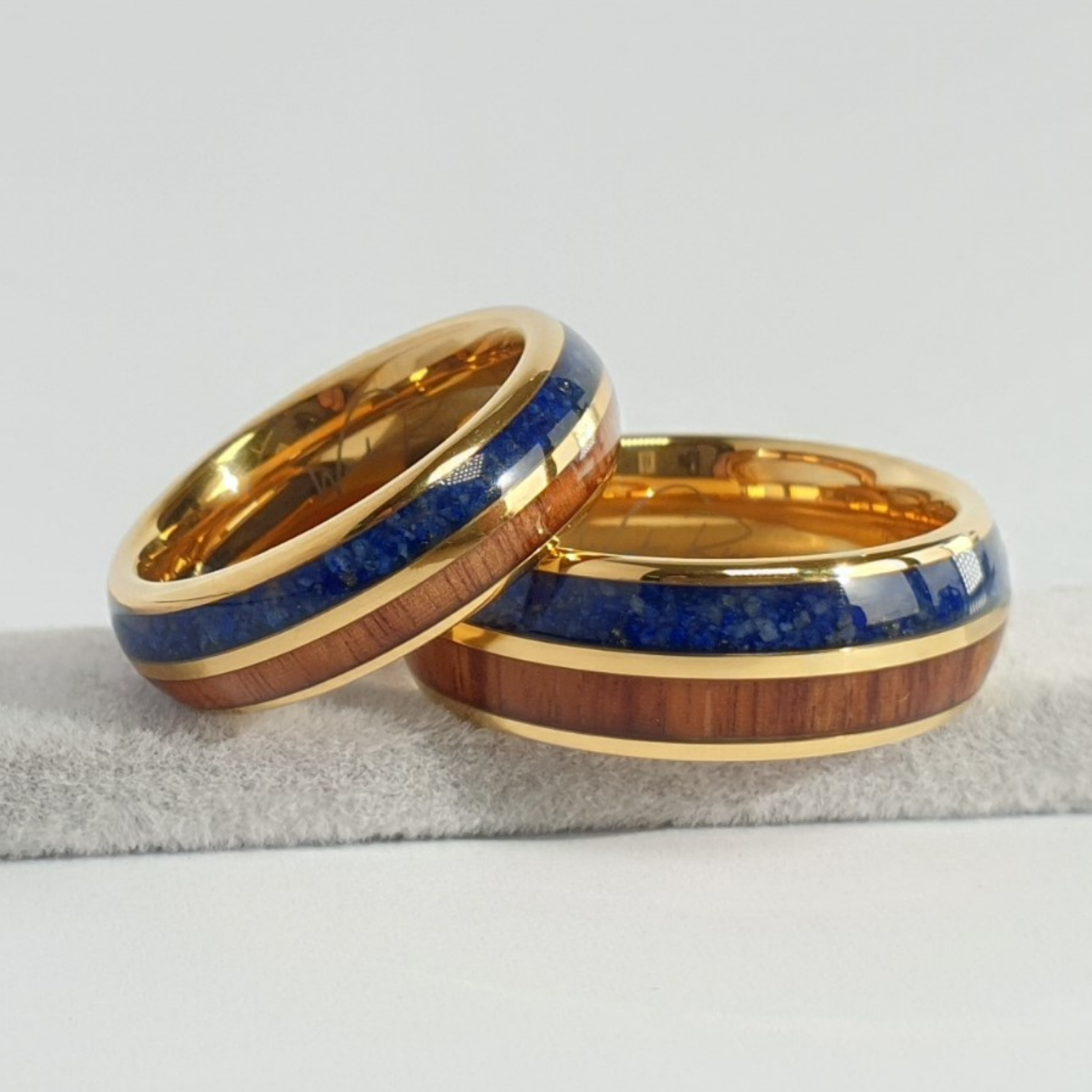 The Golden Blue 8mm Wonder Ring