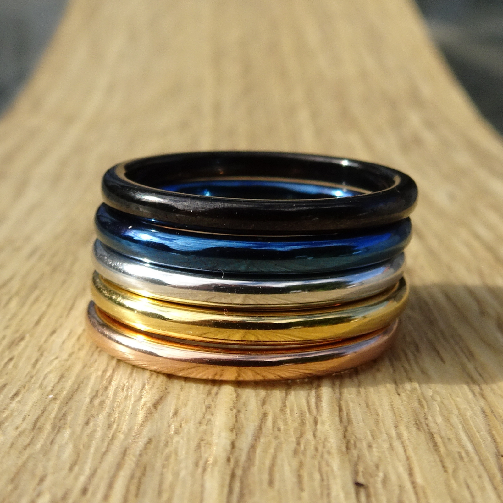 Blue 2mm Wonder Ring