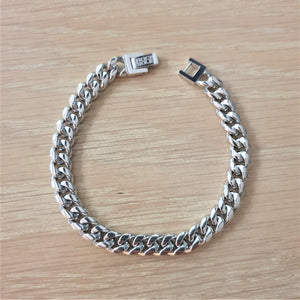 The Rock Solid Curb Chain 8mm Bracelet