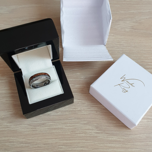 The Wood and Steel 8mm Wonder Ring
